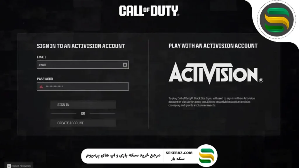 آموزش اتصال کالاف موبایل به اکتیویژن و فیسبوک