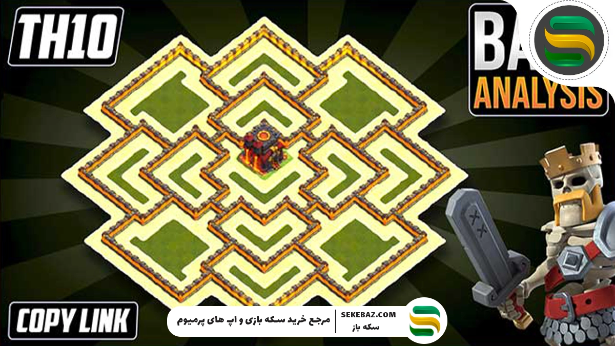 بهترین ترکیب حمله و استراتژی تاون هال ۱۰ کلش آف کلنز