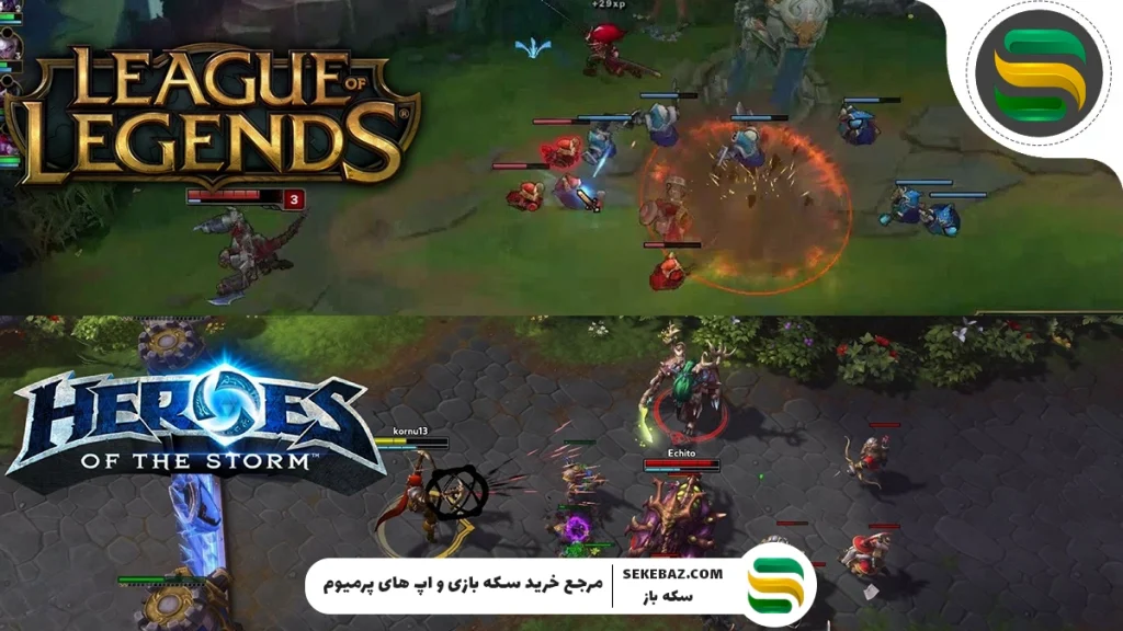 مقایسه کامل بازی‌های MOBILE LEGENDS و HEROES OF THE STORM