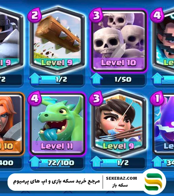 معرفی 5 دک برتر کلش رویال با میانگین اکسیر 3.5