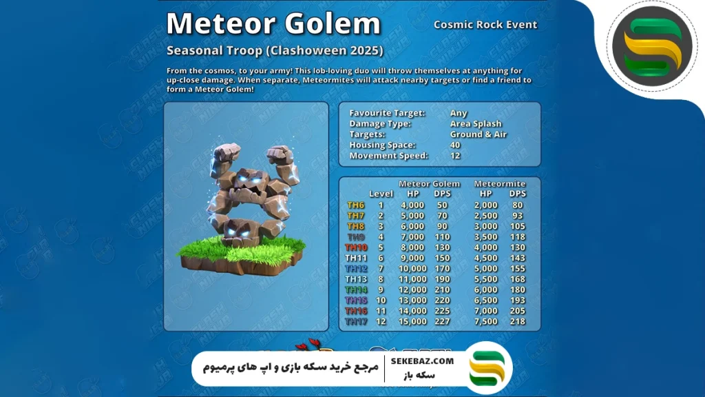 بررسی جامع رویداد راک فضایی (Cosmic Rock) در بازی Clash of Clans