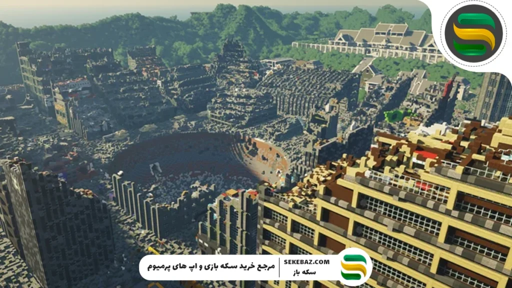 ساخت دنیای آخرالزمانی در ماین‌کرفت – آموزش گام به گام