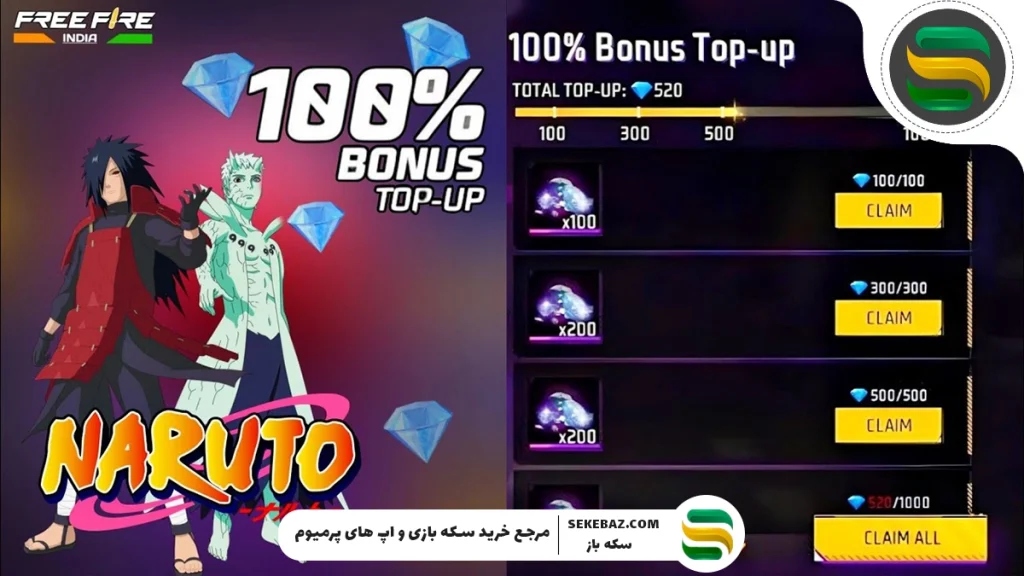 بررسی آیتم‌های جدید فری فایر نوامبر 2025: گردونه AC80، تاپ آپ 500، پرایم استور و …