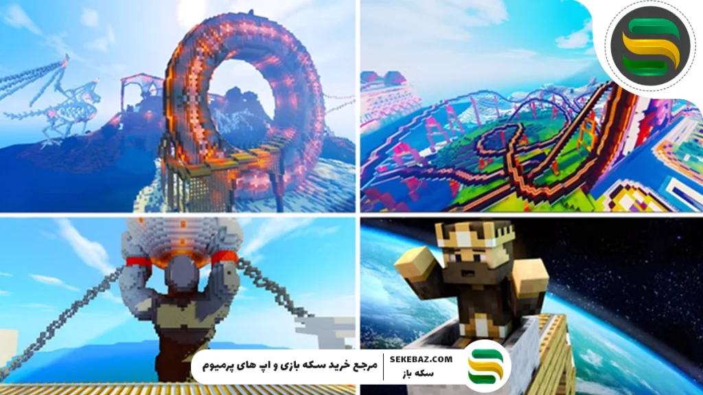 آموزش کامل ساخت ترن هوایی در ماین‌کرافت 2025 – راهنمای جامع و پیشرفته