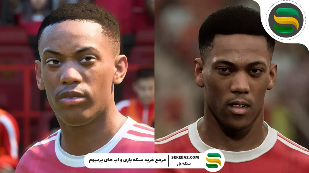 چهره بازیکنان اف سی موبایل طبیعی‌تره یا ای‌فوتبال موبایل؟ مقایسه کامل کیفیت مدل‌سازی چهره‌ها