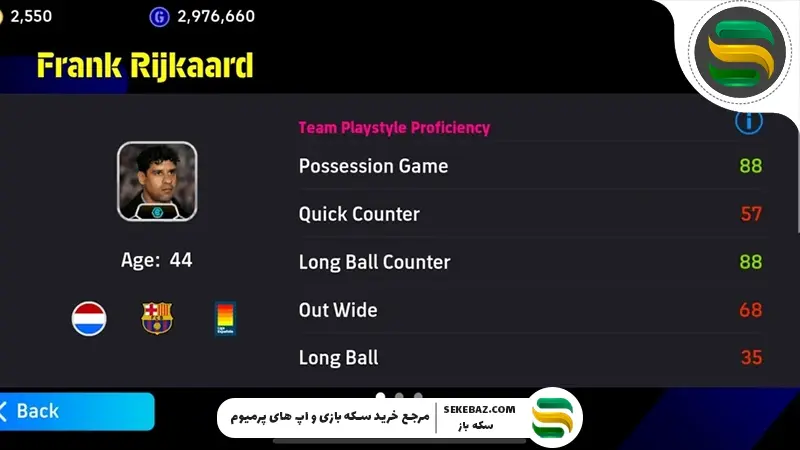 تحول در تیم رویایی با باندل رایکارد Rijkaard Manager Pack در ای فوتبال موبایل 2025