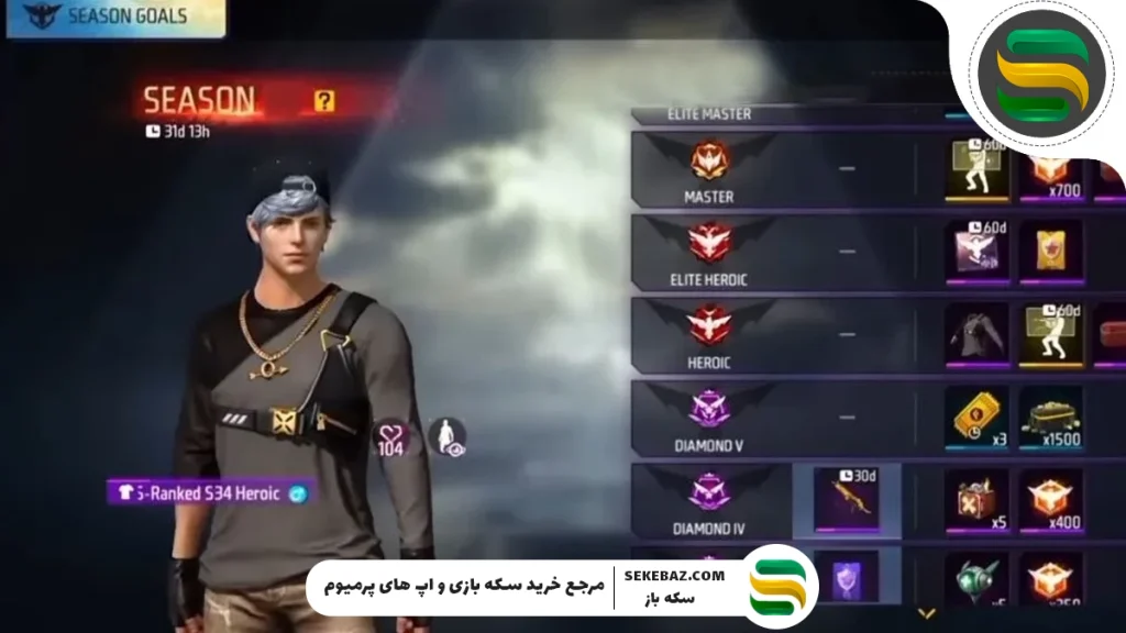 فصل 34 کلش اسکواد رتبه‌بندی‌شده در فری فایر: تاریخ انتشار و جوایز