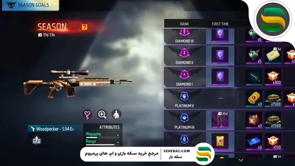 فصل 34 کلش اسکواد رتبه‌بندی‌شده در فری فایر: تاریخ انتشار و جوایز