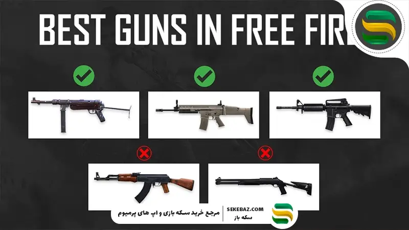 بهترین SMG‌ ها در فری فایر 2025 | بررسی کامل، مقایسه تخصصی و انتخاب حرفه‌ای
