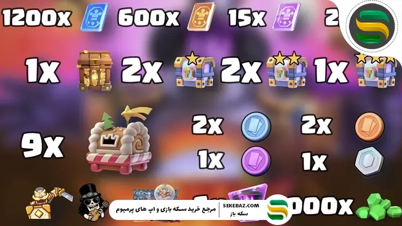 جوایز رایگان رویداد سال نو، آتش نو کلش رویال: دسامبر 2025