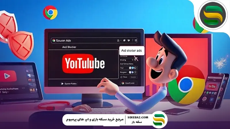 راهنمای حذف تبلیغات یوتیوب: ۵ روش کاربردی و مؤثر