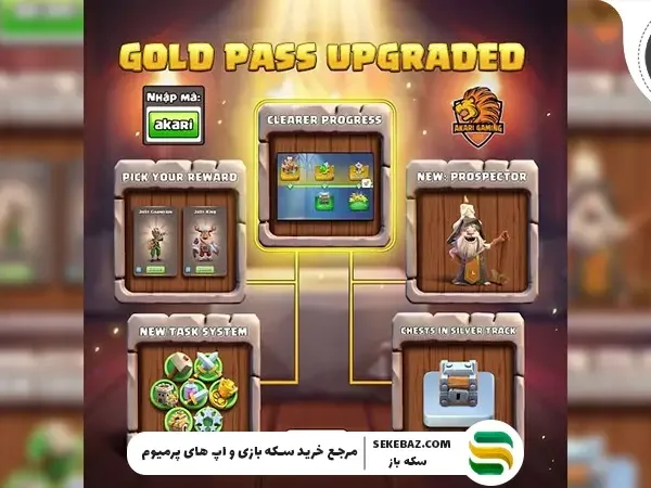 آمدن Gold Pass 2.0 کلش آف کلنز: بررسی کامل و جزئیات نسخه جدید