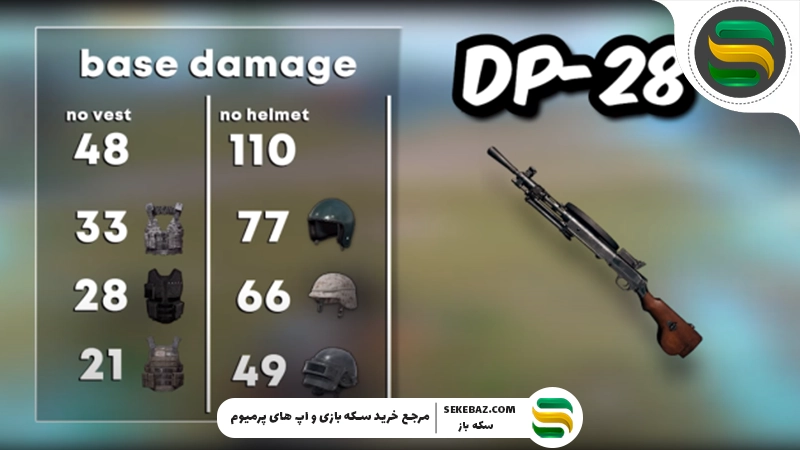 گان DP-28 پابجی موبایل: بررسی کامل و تحلیلی یکی از بهترین اسلحه‌های بازی