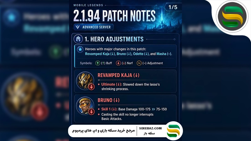 آپدیت 2.1.94 موبایل لجندز و تغییرات هدف‌گیری؛ بررسی کامل تمامی قابلیت‌ها، تغییرات و تأثیر آن‌ها بر گیم‌پلی