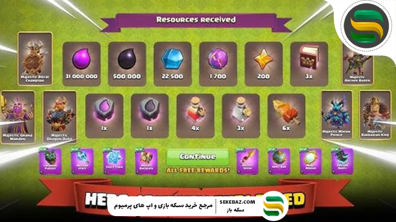 Hero Journey در کلش اف کلنز: بررسی کامل، مزایا، هزینه‌ها و بهترین استراتژی‌ها